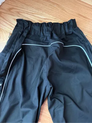 Maniere De Voir Black Reflective Cargo Jogger Pants Size 6 Y2K Techwear thumbnail 2