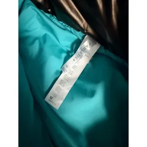 Fabletics Oversized Puffer Vest Cacao / Aqua Beach Medium thumbnail 6