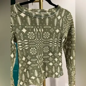 Free People NWOT We The Free Pretty Little Thermal - XS thumbnail 7