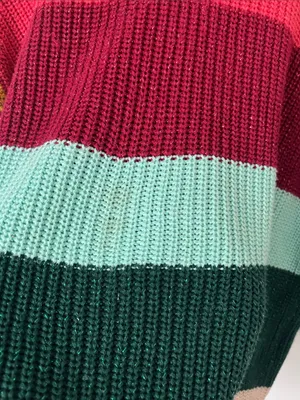 Farm Rio by Anthropologie striped sweater, size xxs ®️ thumbnail 5