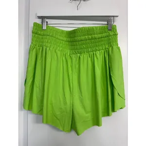 NWOT Neon Green Flowy Athletic Running Shorts XL thumbnail 4