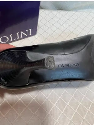 Enzo Angiolini “Eazinnon” black leather Pointed Toe Pumps size 7.5 thumbnail 9