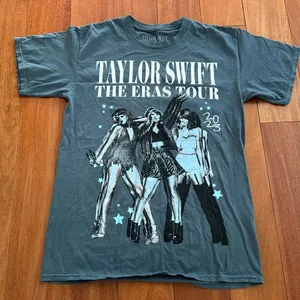Taylor Swift The Eras Tour T-Shirt Unisex Blue 2023 Concert‎ Dates Medium thumbnail 1