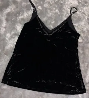 Ariat Black Velvet Camisole Top - XS thumbnail 1