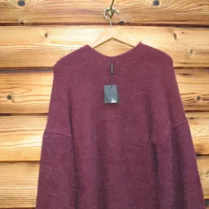 NWT Super Soft Maroon Bell Sleeve Cardigan Sweater S M L XL thumbnail 6