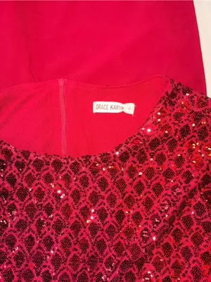 Beautiful Grace Karin Burgundy Mother of the Bride Gown thumbnail 8