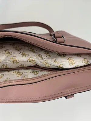GUESS Blush Rose Saffiano Tote Bag thumbnail 4