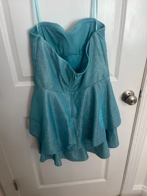 B Darlin Homecoming Dress Strapless  thumbnail 2