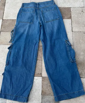 denim cargo pants Blue Size L thumbnail 2
