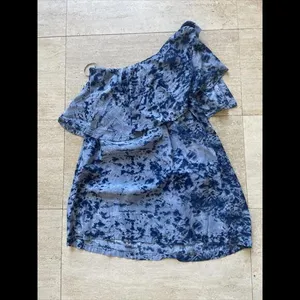 Free People Tiger Lily Blouse Womens Asymmetrical Off Shoulder Top Tie Dyed Color Size 8‎ thumbnail 3