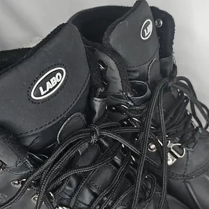 Labo Waterproof Snow Winter Black lace up Boots Sz 6 thumbnail 3