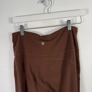 Lululemon Groove Nulu High Rise Flared Pants Roasted Brown 33" Gym Yoga Women 10 thumbnail 8