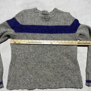 VTG 90s Wool Abercrombie and Fitch Sweater Women's SZ M Made In Canada Y2K thumbnail 3
