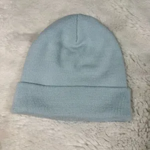 Herschel Light Blue Knit Beanie Y2K Minimalist thumbnail 2