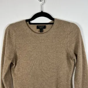 Charter Club 100%‎ Cashmere Sweater Tan Womens Size S Crewneck Pullover Neutral thumbnail 3