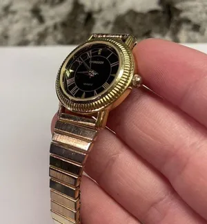 Working - Woman’s Signed McGregor LMG 515 Gold Tone Stretchy Stretch Wrist Watch thumbnail 5