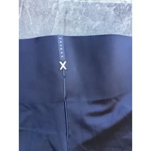 Savage X Fenty Sport Rihanna High Waisted Cropped Leggings Black 4X NWT thumbnail 6