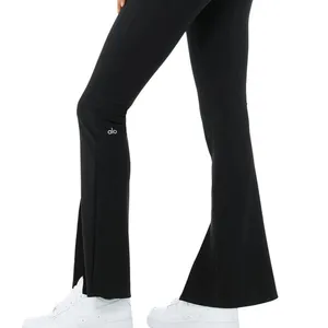 Alo Yoga Black High Waist 7/8 Flutter Legging thumbnail 3