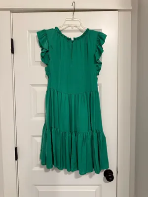 Emerald Green Pants Store Dress thumbnail 2