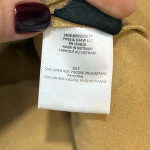 Veronica Beard Adavi Pleated Button-Front Dress Size 4 in Light Brown thumbnail 6