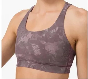 Lululemon Strappy Back Sports Bra Yoga Pilates Gym Athleisure‎ Sz 6 thumbnail 1