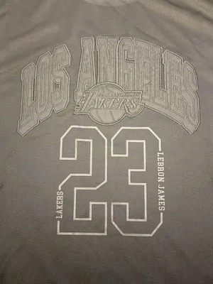 NBA LeBron James Los Angeles Lakers black jersey top thumbnail 2