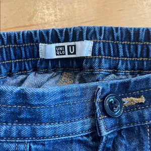 Uniqlo Wide Leg Denim Jeans - Dark Blue thumbnail 3