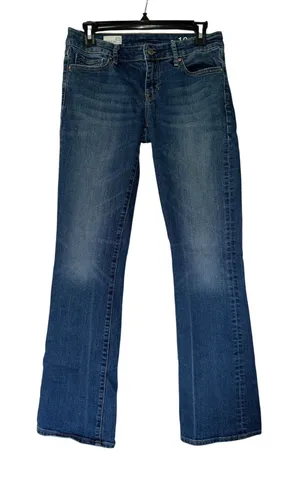 Gap 1969 Sexy Boot Jeans Medium Wash Blue Denim Bootcut Pants Size 27r 4/27 thumbnail 1