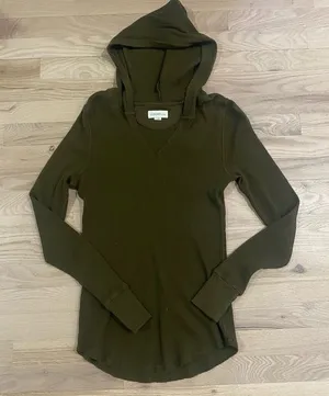 TNA Long Sleeve Waffle Knit Hoodie thumbnail 1