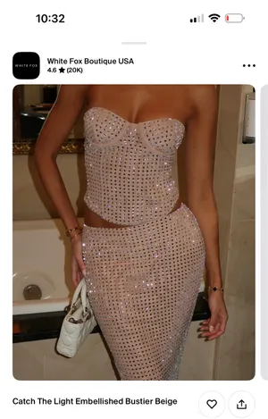 White Fox Boutique Sparkle 2 Piece Set thumbnail 4