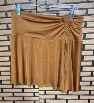 Free People Brown Mini Skirt‎ Size XL thumbnail 1
