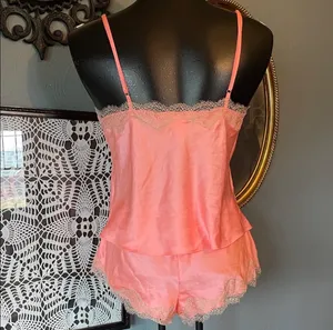 Victoria's Secret coral sleep outfit thumbnail 5