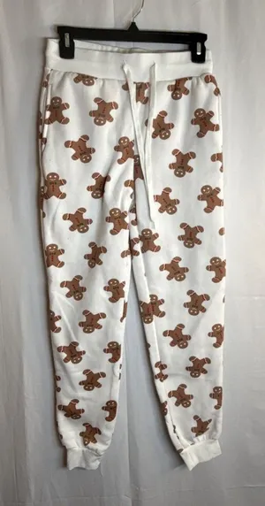 Better Together Gingerbread Print Sweatpants Size Small Preowned thumbnail 1