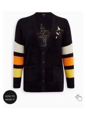 Torrid Disney Halloween Minnie Mouse Sweater thumbnail 6