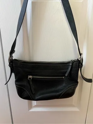 Y2K Coach Soho Crossbody in Black thumbnail 2
