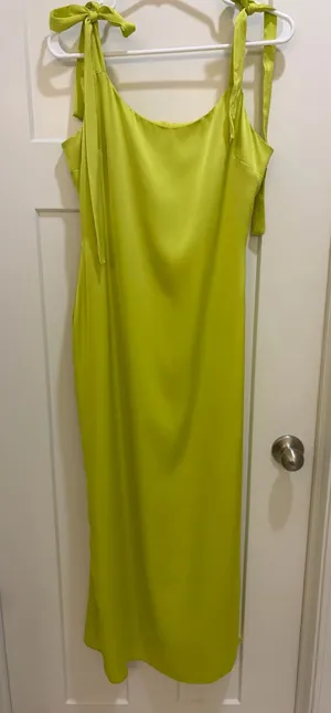 Boutique Lime Green FORE Dress thumbnail 2