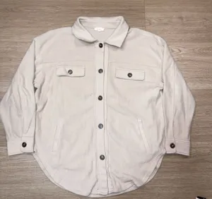 La Miel Boutique Women's Button Up Shacket Size Small, Oversized thumbnail 1