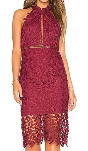 Bardot Gemma Dress Burgundy thumbnail 1