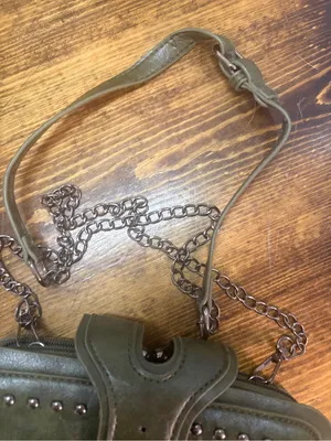 Olive green crossbody purse thumbnail 3
