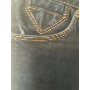 Armani Exchange‎ Jeans Flare High Rise Dark Wash Indigo Retro Denim 2 REG thumbnail 2