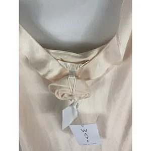 NWT WAYF Slip Midi Dress Bow Front Satin Size Medium thumbnail 5