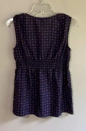 Express Design Studio size small purple silk top thumbnail 1