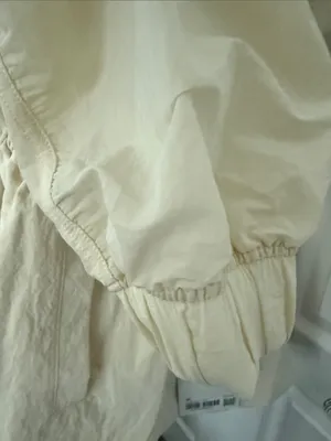 lululemon athletica Cream Peplum Zip Bomber Jacket thumbnail 9