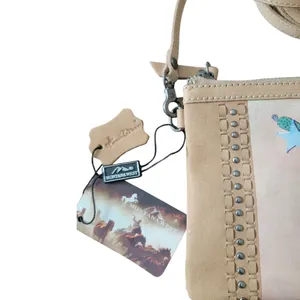 Montana West Ride ‘em! | Western style leather shoulder/crossbody gives cowgirl energy thumbnail 3
