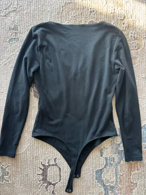 Abercrombie Black Long Sleeve Bodysuit thumbnail 3