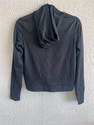 Vuori Women’s Halo Essential DreamKnit Soft Black‎ Pullover Hoodie Size Small thumbnail 4