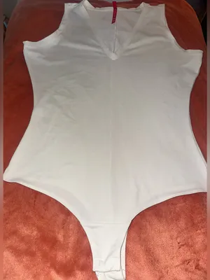 Spanx Suit Yourself Stretch-jersey Bodysuit-White $77 MSRP thumbnail 7