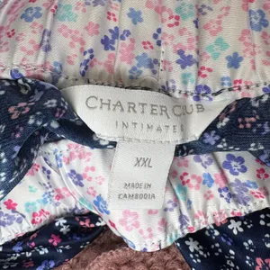 Charter Club Women's Satin Floral Set Long Sleeve‎ & Shorts Sleepwear XL/XXL thumbnail 9