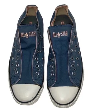 Converse Studded Blue Unisex Sneakers(Size 6 Men's,8 Women's) thumbnail 1