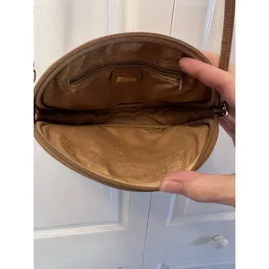 GUCCI Vintage Monogram GG Bag Made In ITALY Beige‎ Logo Crossbody AUTHENTIC thumbnail 7